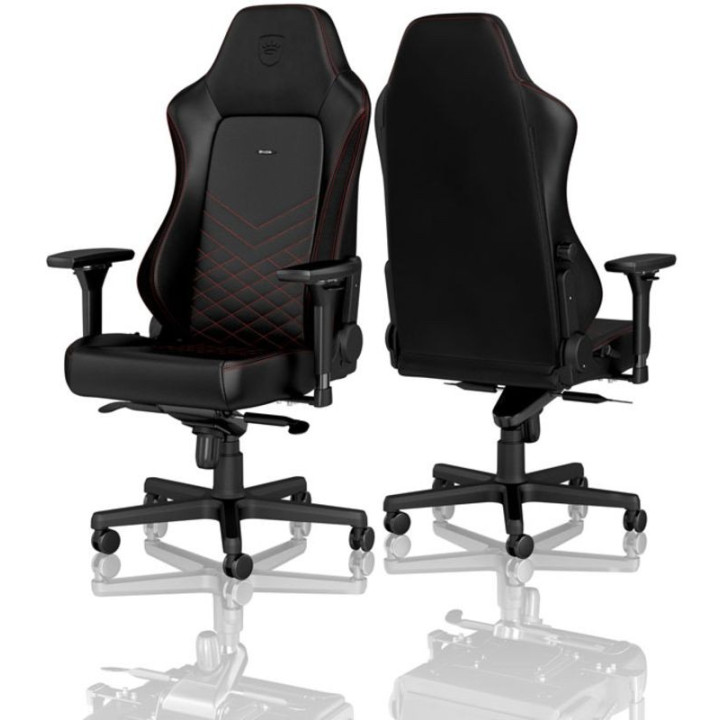 noblechairs Cadeira HERO PU Leather Preto / Vermelho [NBL-HRO-PU-BRD]