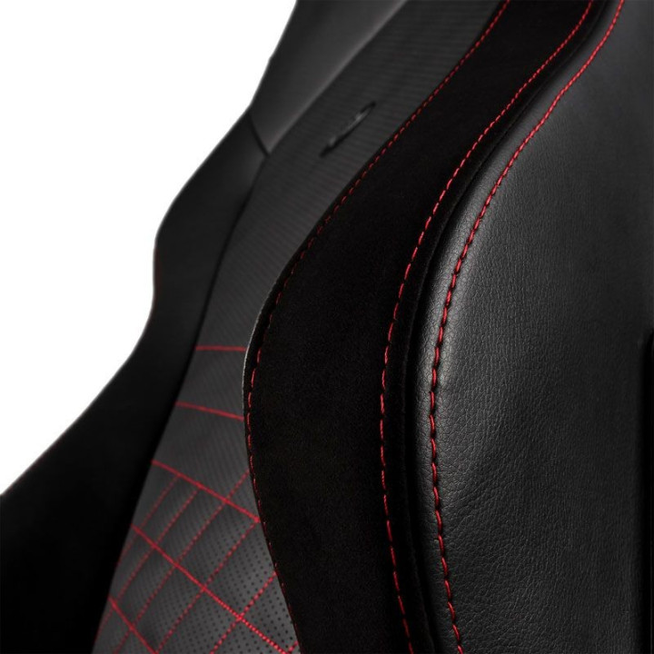 noblechairs Cadeira HERO PU Leather Preto / Vermelho [NBL-HRO-PU-BRD]