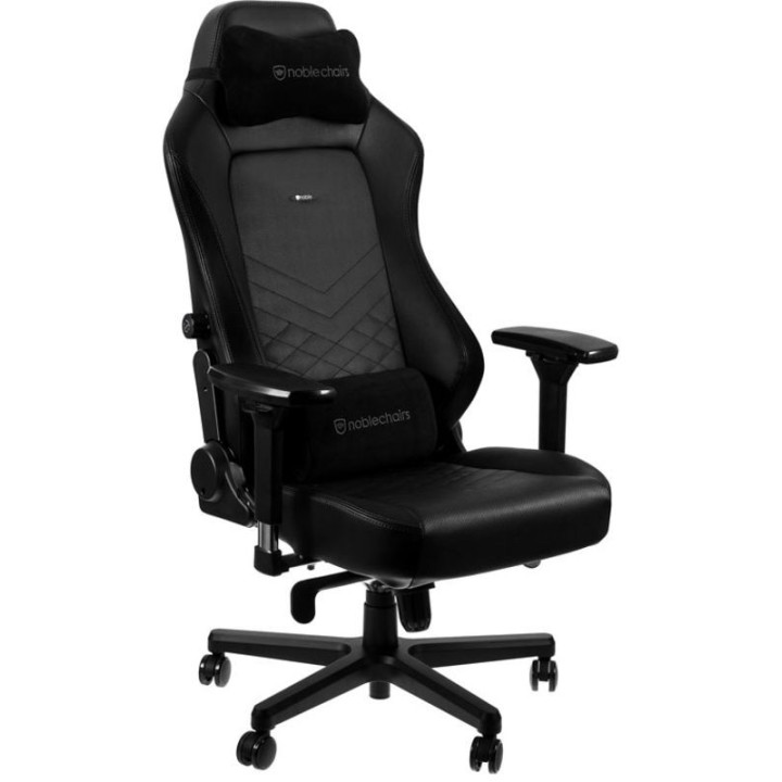 noblechairs Cadeira HERO PU Leather Preto / Dourado 
