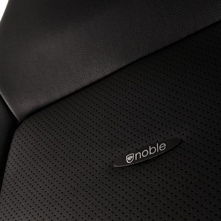 noblechairs Cadeira HERO PU Leather Preto / Dourado 