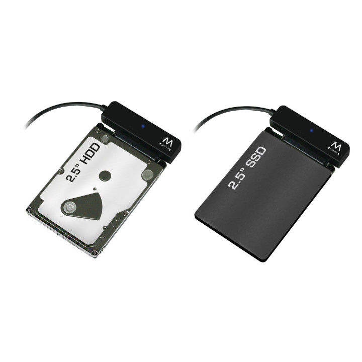 Ewent EW7075 cabo de interface adaptador de género USB 3.1 Gen1 Type-C SATA Preto