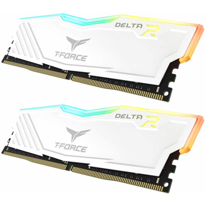 Memória Team Group Delta RGB  White 16GB (2x16GB) DDR4 3200MHz