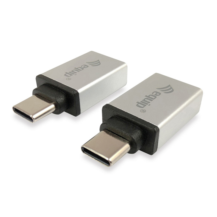 Equip 133473 cabo de interface adaptador de género USB Type C USB Type A Prateado
