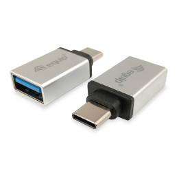 Equip 133473 cabo de interface adaptador de género USB Type C USB Type A Prateado
