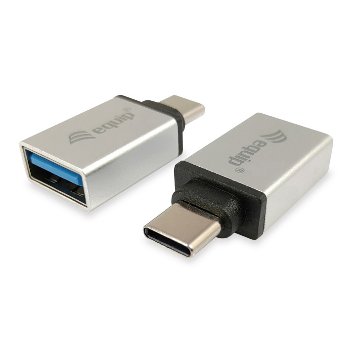 Equip 133473 cabo de interface adaptador de género USB Type C USB Type A Prateado