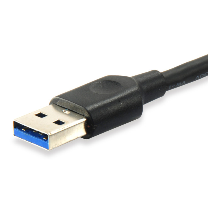 Equip 128343 cabo USB 0,25 m 3.2 Gen 1 (3.1 Gen 1) USB C USB A Preto