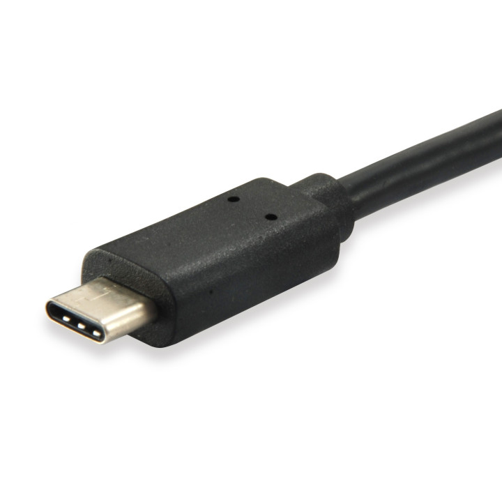 Equip 128343 cabo USB 0,25 m 3.2 Gen 1 (3.1 Gen 1) USB C USB A Preto