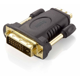 Equip 118908 cabo de interface adaptador de género DVI (24+1) HDMI A Preto