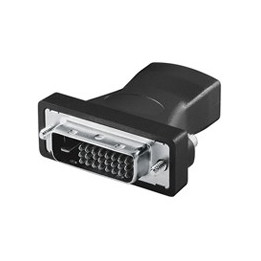 Goobay A 333 (HDMI 19pin F DVI-D 24+1pin M) Preto