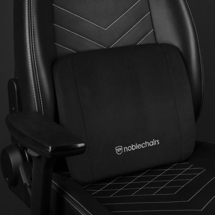 noblechairs Set de Almofadas Memory Foam Pretas 