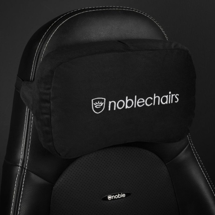 noblechairs Set de Almofadas Memory Foam Pretas 
