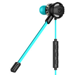Hiditec Taiko Conjunto de auscultadores e microfone acoplado Intra-auditivo Preto, Turquesa