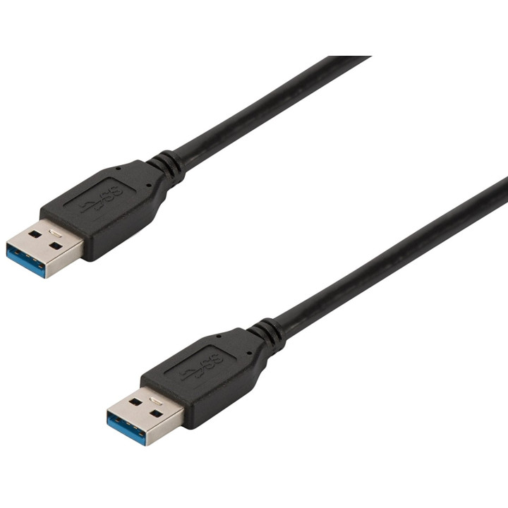 Ewent EW-100112-030-N-P cabo USB 3 m 3.2 Gen 1 (3.1 Gen 1) USB A Preto
