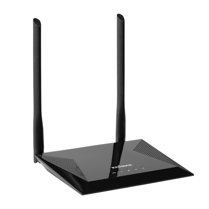 Edimax N300 router sem fios Single-band (2,4 GHz) Fast Ethernet Preto