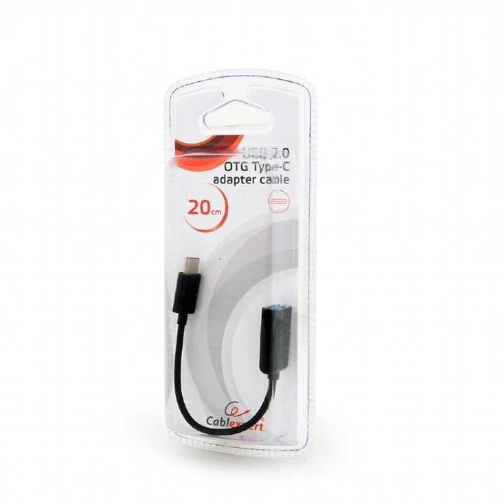 Gembird AB-OTG-CMAF2-01 cabo de interface adaptador de género USB Type-C USB Type-A Preto