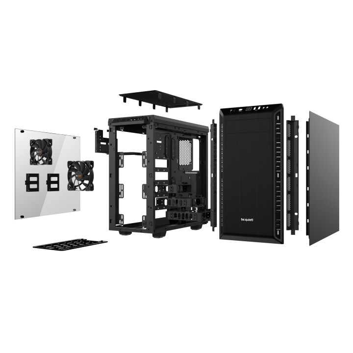 be quiet! Pure Base 600 Window Torre-Midi Preto
