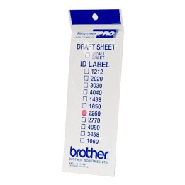 Brother ID2260 etiqueta para impressão