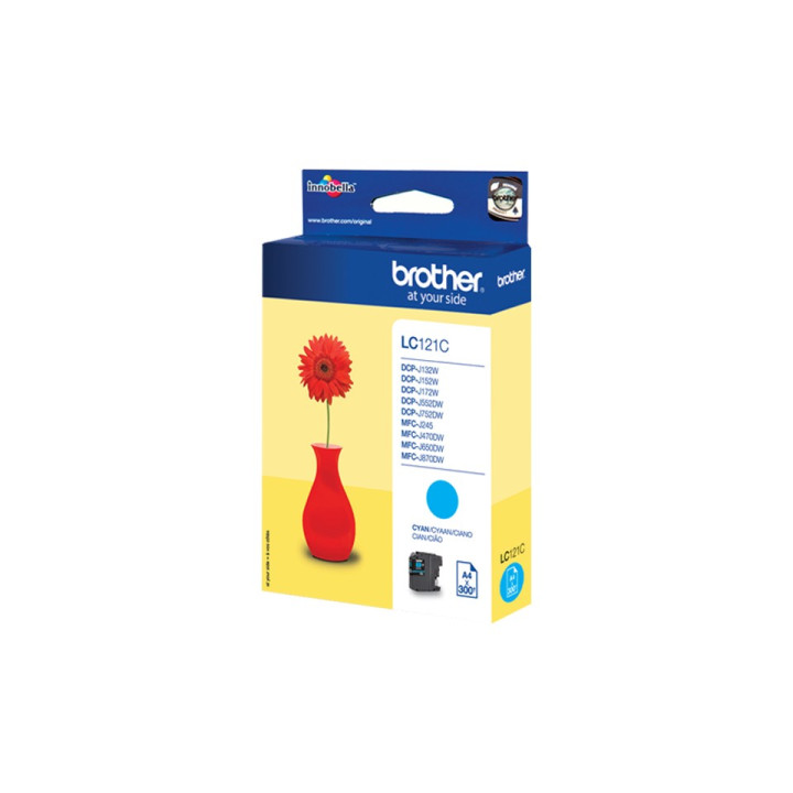 Brother LC-121C tinteiro Original Ciano 1 peça(s)