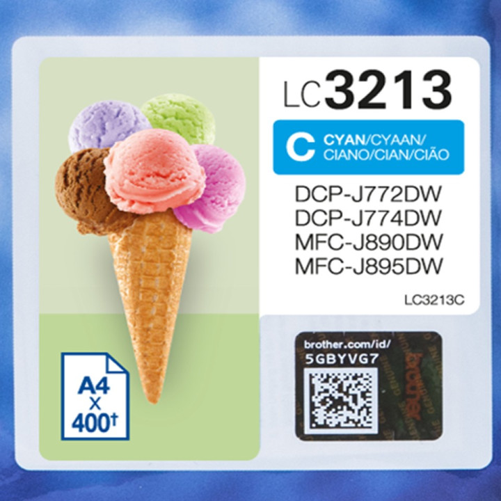 Brother LC-3213C tinteiro Original Ciano