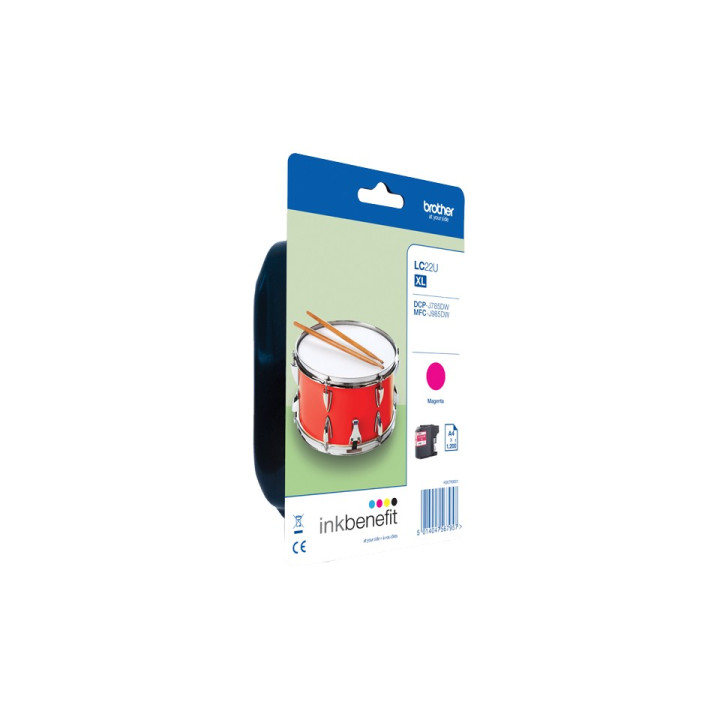 Brother LC-22UMBP tinteiro Original Magenta
