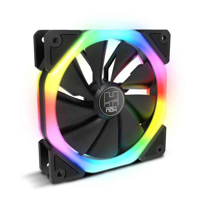 NOX S-Fan Pasta de computador Ventoinha 12 cm Preto