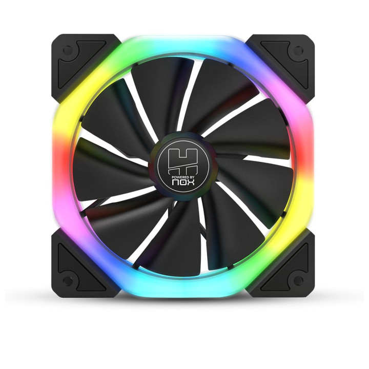 NOX S-Fan Pasta de computador Ventoinha 12 cm Preto