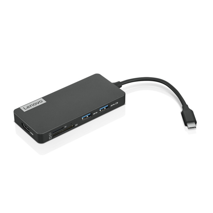 Lenovo GX90T77924 hub de interface USB 3.2 Gen 1 (3.1 Gen 1) Type-C 5000 Mbit s Cinzento