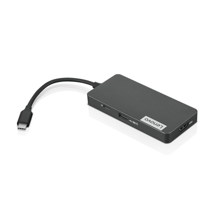 Lenovo GX90T77924 hub de interface USB 3.2 Gen 1 (3.1 Gen 1) Type-C 5000 Mbit s Cinzento