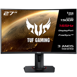 Monitor Curvo ASUS TUF Gaming VG27VQ 68,6cm (27") 1920 x 1080 pixels FullHD Preto