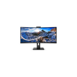 Philips P Line 346P1CRH 00 LED display 86,4 cm (34") 3440 x 1440 pixels UltraWide Quad HD Preto