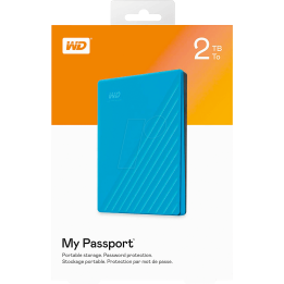 Western Digital My Passport disco externo 2000 GB Azul
