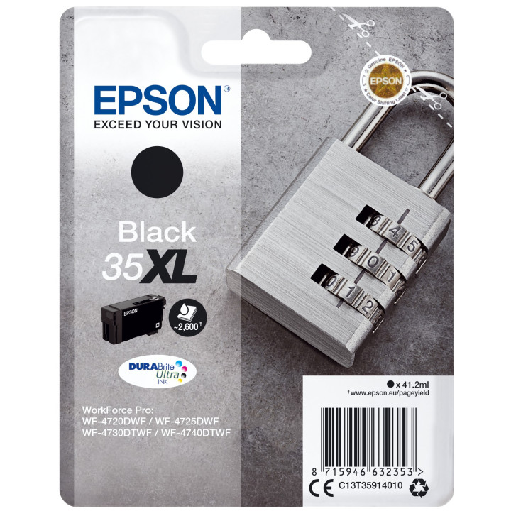 Epson Padlock C13T35914010 tinteiro Original Preto 1 peça(s)