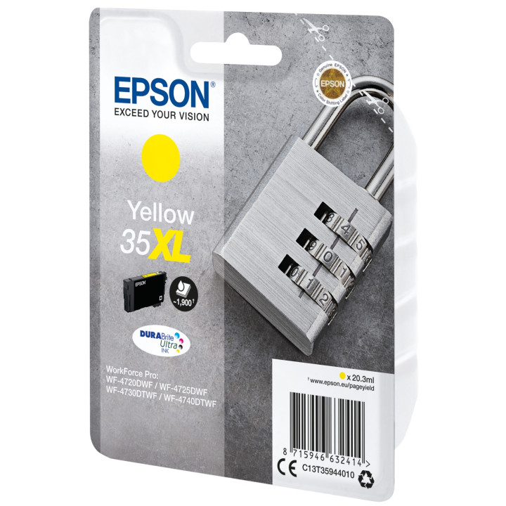 Epson Padlock C13T35944010 tinteiro Original Amarelo 1 peça(s)
