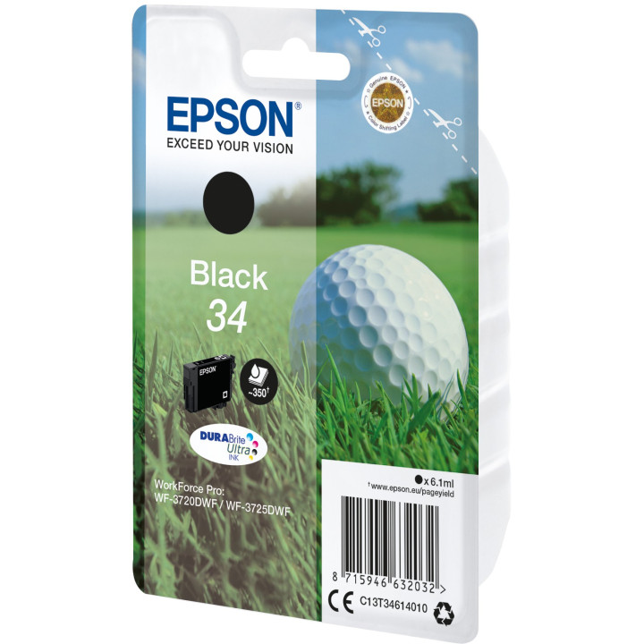 Epson Golf ball C13T34614010 tinteiro Original Preto 1 peça(s)