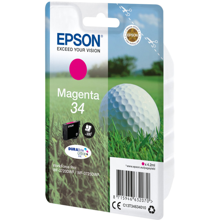 Epson Golf ball C13T34634010 tinteiro Original Magenta 1 peça(s)