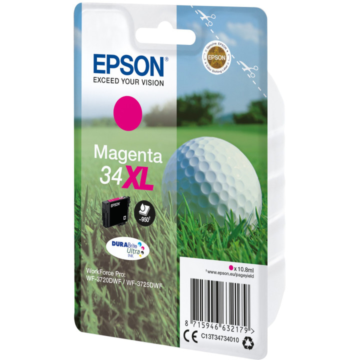 Epson Golf ball C13T34734010 tinteiro Original Magenta 1 peça(s)