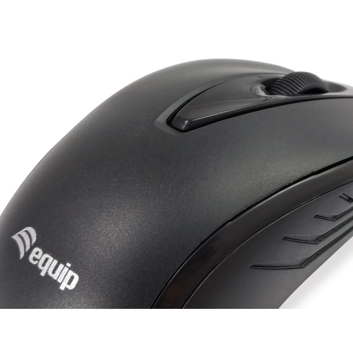 Equip 245107 rato USB Type-A Óptico 1000 DPI Ambidestro