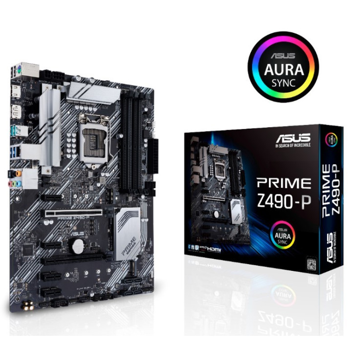 ASUS PRIME Z490-P LGA 1200 ATX Intel Z490 - 90MB12V0-M0EAY0