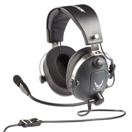 Thrustmaster T.Flight U.S. Air Force Edition Conjunto de auscultadores e microfone acoplado Fita de cabeça Preto