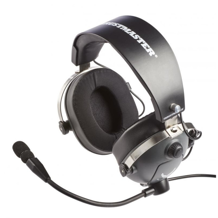 Thrustmaster T.Flight U.S. Air Force Edition Conjunto de auscultadores e microfone acoplado Fita de cabeça Preto