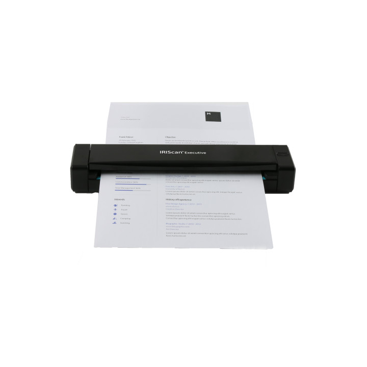 I.R.I.S. IRIScan Executive 4 600 x 600 DPI Scanner com alimentação por folhas Preto A4