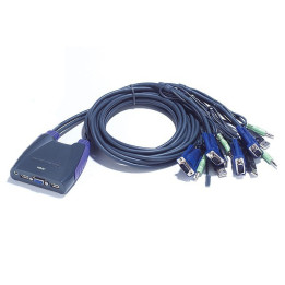 Aten CS64US chaveador KVM Azul