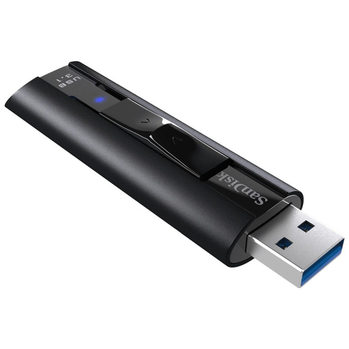 Sandisk Extreme Pro unidade de memória USB 256 GB USB Type-A 3.2 Gen 1 (3.1 Gen 1) Preto