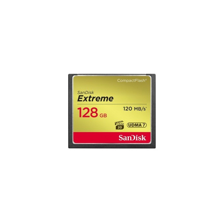 Sandisk CF Extreme 128GB cartão de memória Flash compacto