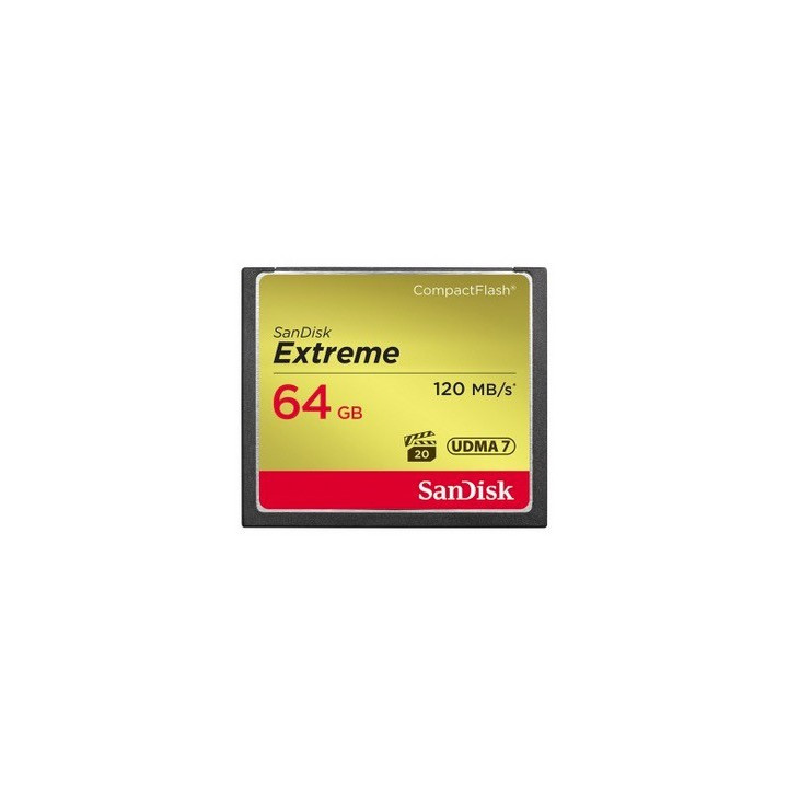Sandisk CF Extreme 64GB cartão de memória Flash compacto
