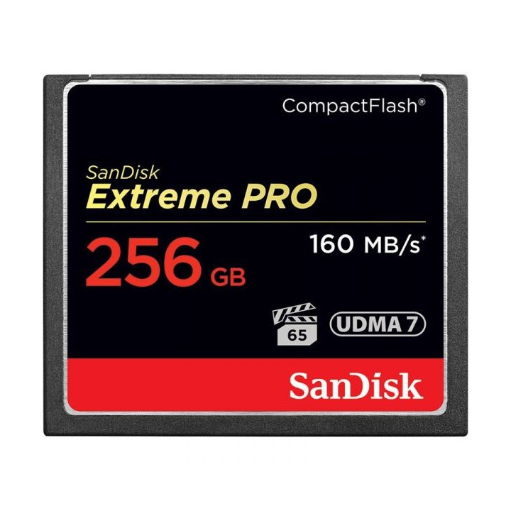 Sandisk Extreme PRO, 256GB cartão de memória Flash compacto
