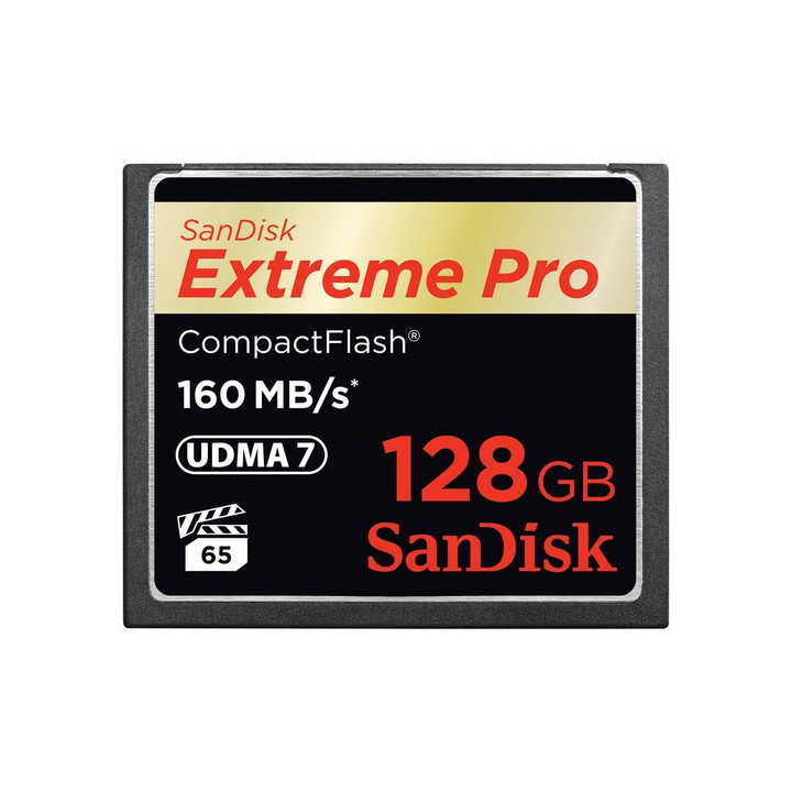 Sandisk 128GB Extreme Pro CF 160MB s cartão de memória Flash compacto