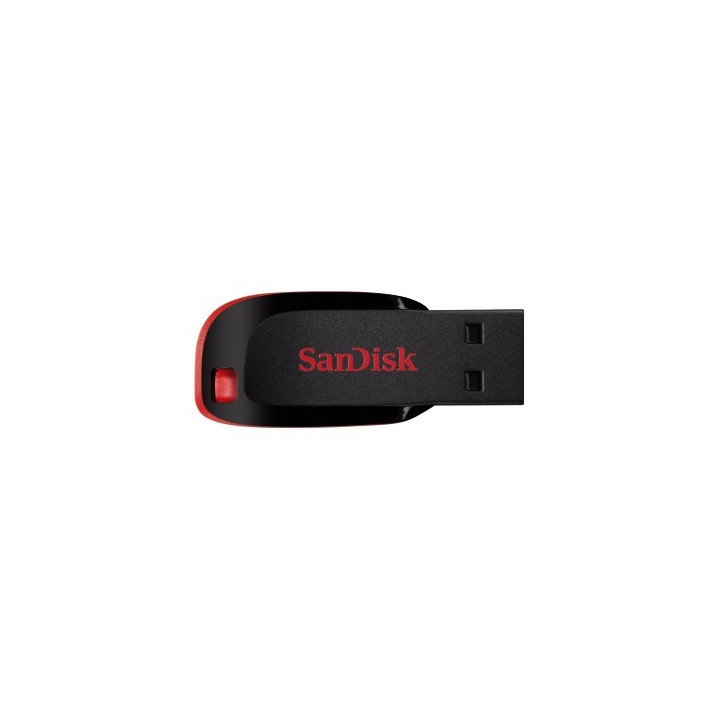Sandisk Cruzer Blade unidade de memória USB 64 GB USB Type-A 2.0 Preto, Vermelho