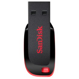 Sandisk Cruzer Blade unidade de memória USB 32 GB USB Type-A 2.0 Preto, Vermelho