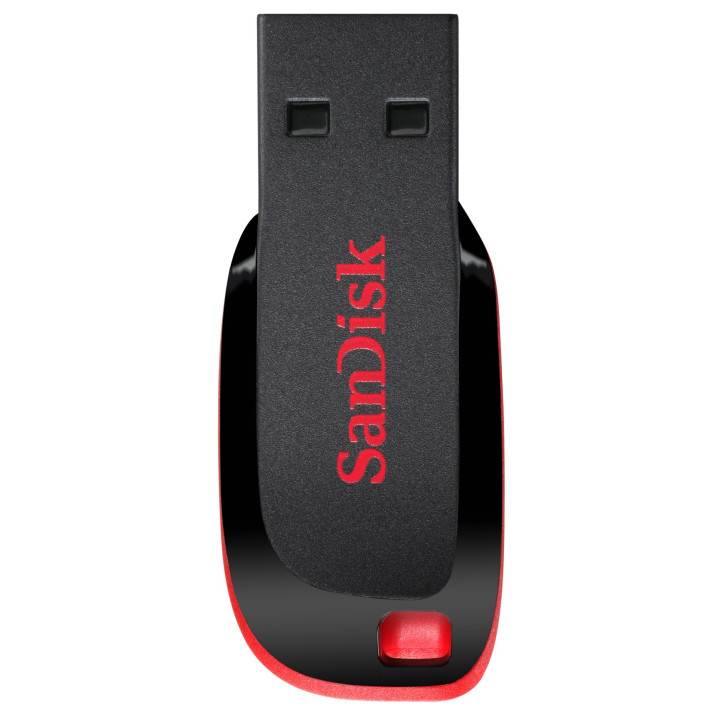 Sandisk Cruzer Blade unidade de memória USB 32 GB USB Type-A 2.0 Preto, Vermelho